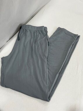Emirates Modal Blend Lounge Pajama Pants Light Blue Size S/M Drawstring Waist